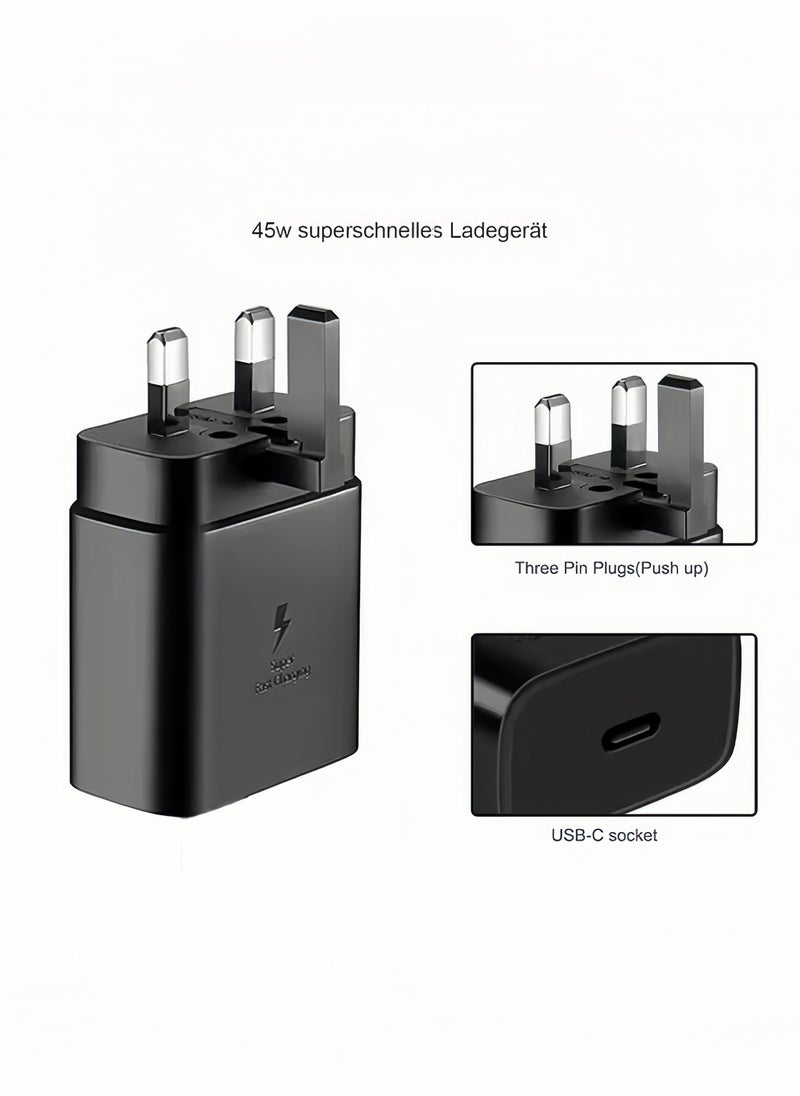 Generic 45W USB C Super Fast Charging Charger,Compatible with S24 S23 S22 S21S20 Ultra,S24 S23 S22 S21,A53,A54,A 55,Type C Power Adapter  - Image 4