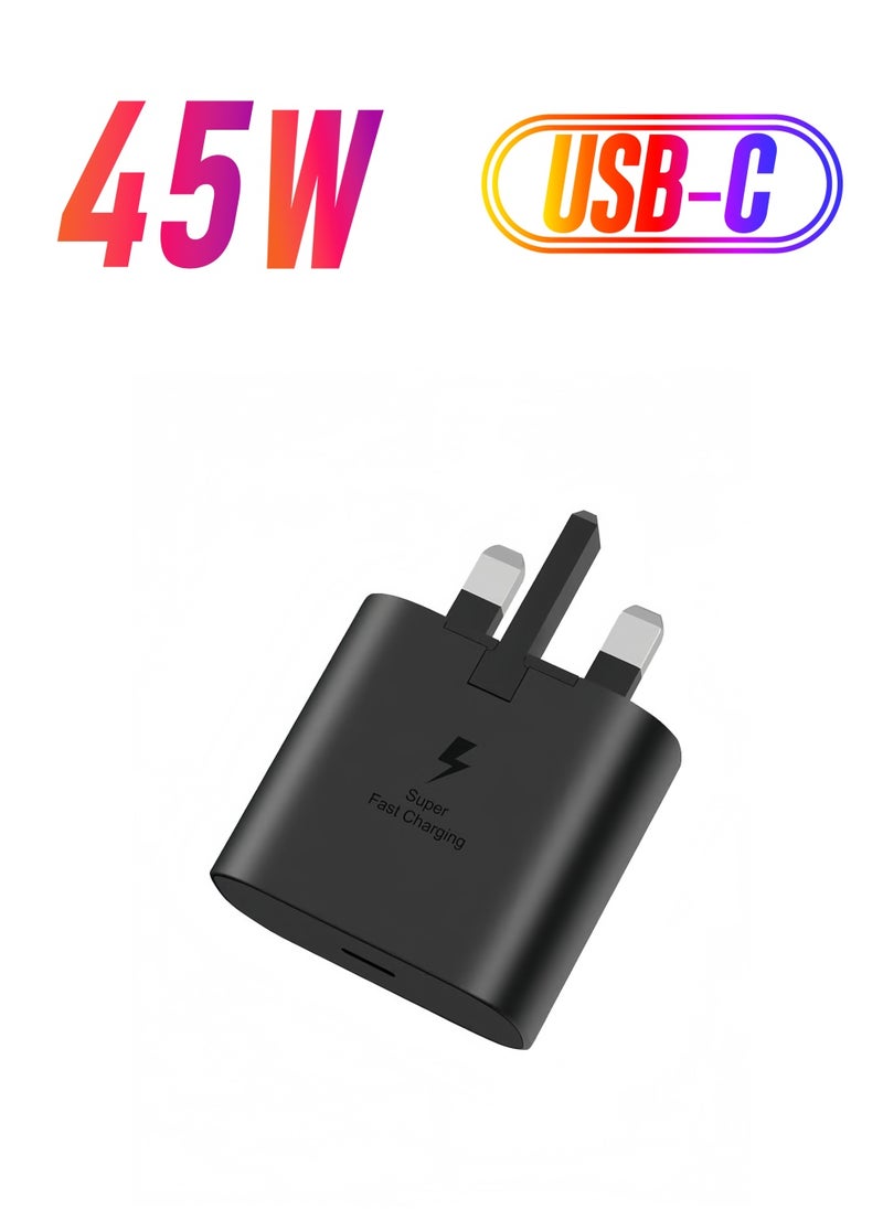 Generic 45W USB C Super Fast Charging Charger,Compatible with S24 S23 S22 S21S20 Ultra,S24 S23 S22 S21,A53,A54,A 55,Type C Power Adapter  - Image 1