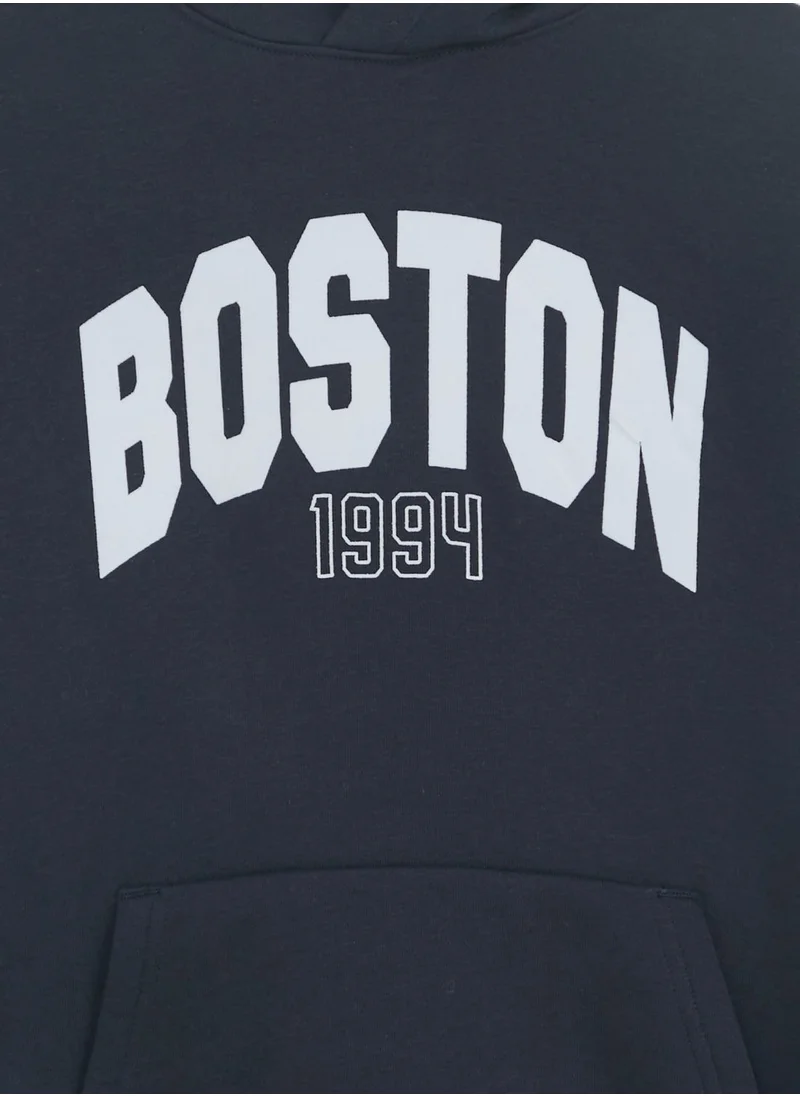 H&M Youth Text Print Hoodie