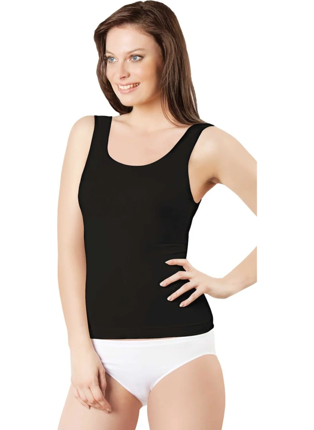 Elite Life 838 Thick Strappy Long Women's Undershirt