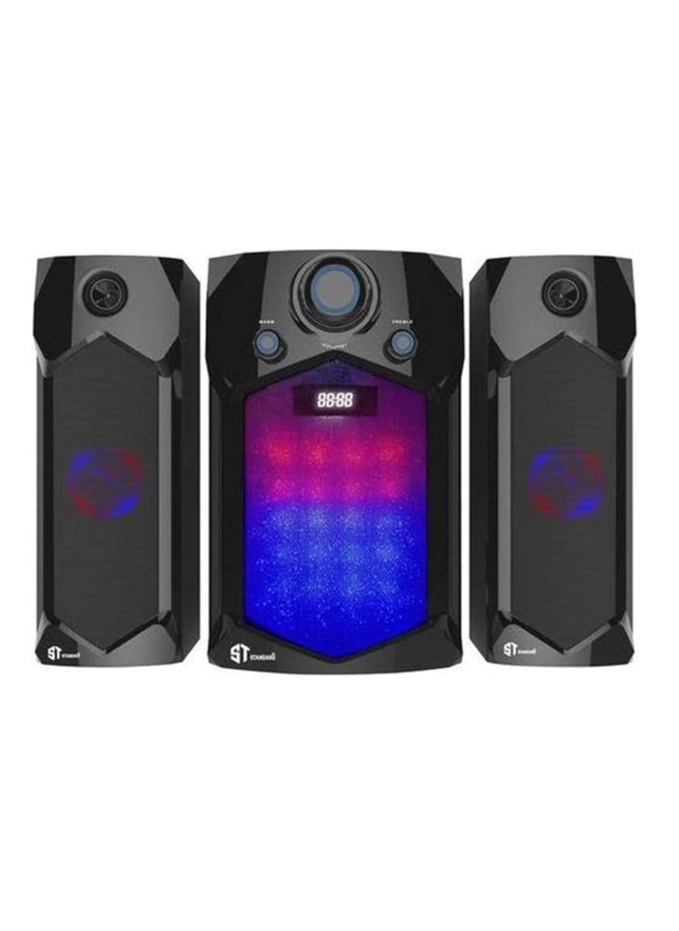 Standard Speaker Standard 2.1 THUNDER 6400 Power 64 Watt illuminated multimedia speaker Optical Cable - Aux - Bluetooth - Usb - Sd card - Radio - Led Screen - Remote - Full Function  - Image 2