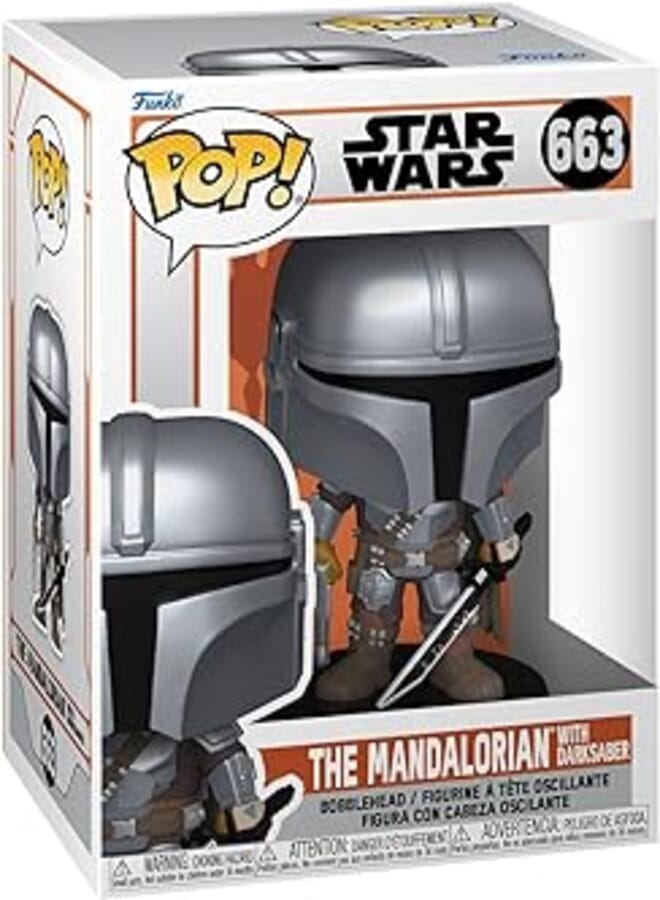 Funko Pop! Tv Series: Star Wars - The Mandalorian with Darksaber