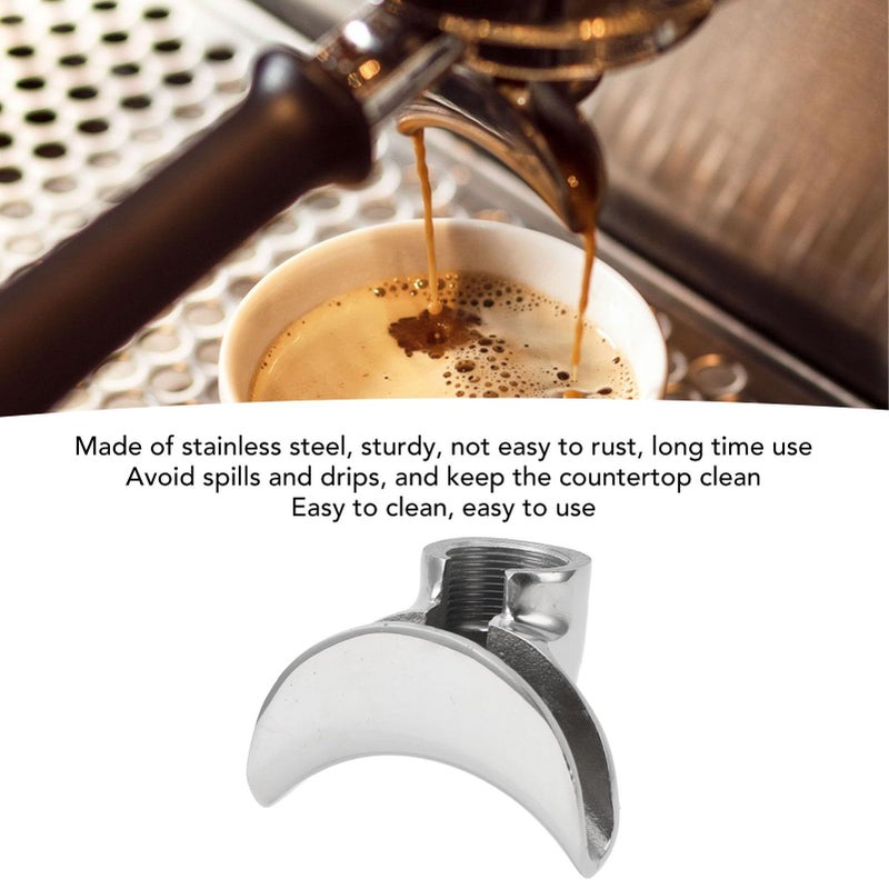 2 Way Screw 1 0MM Splashproof Leakproof Portafilter Spout Replacement For Semi Automatic Coffee Machine - Image 5