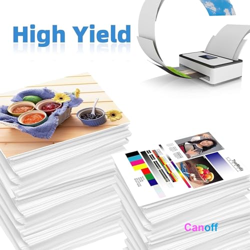 CANOFF Gi 490 Multicolor Refill Ink 790 Use for Canon PIXMA G1000, G1010, G1100, G2000, G2002, G2010, G2012, G2100, G3000, G3010, G3012, G3100 Printers Ink |2Black+Tri Color Combo Pack - Image 5