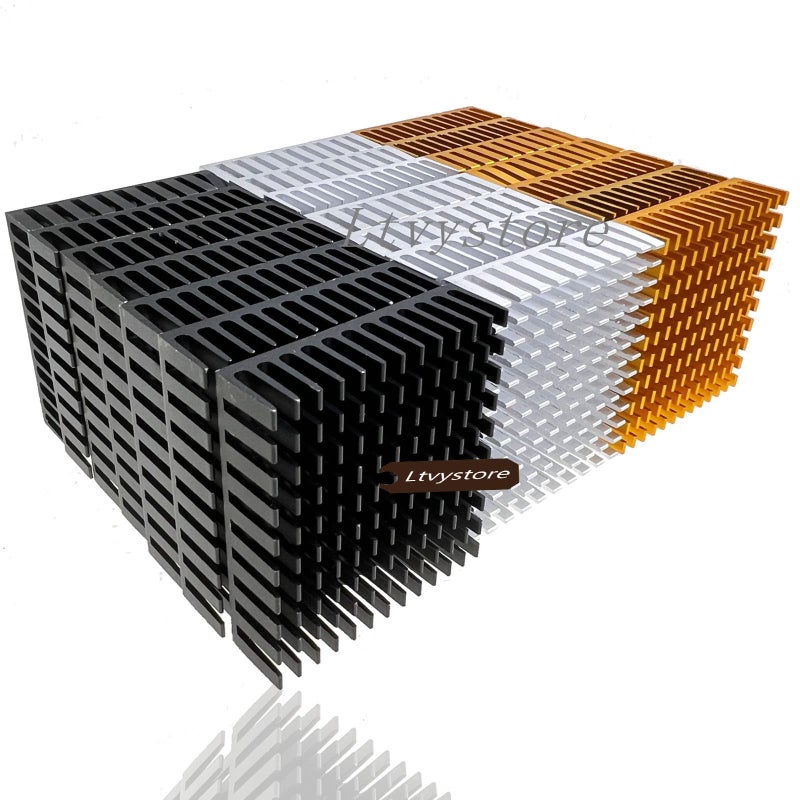 Ltvystore 21PCS 40mm 40mm 11mm Heatsink Cooling Fin Radiator Cooler Heat Sink for Cooling TEC112706 Thermoelectric Peltier Cooler