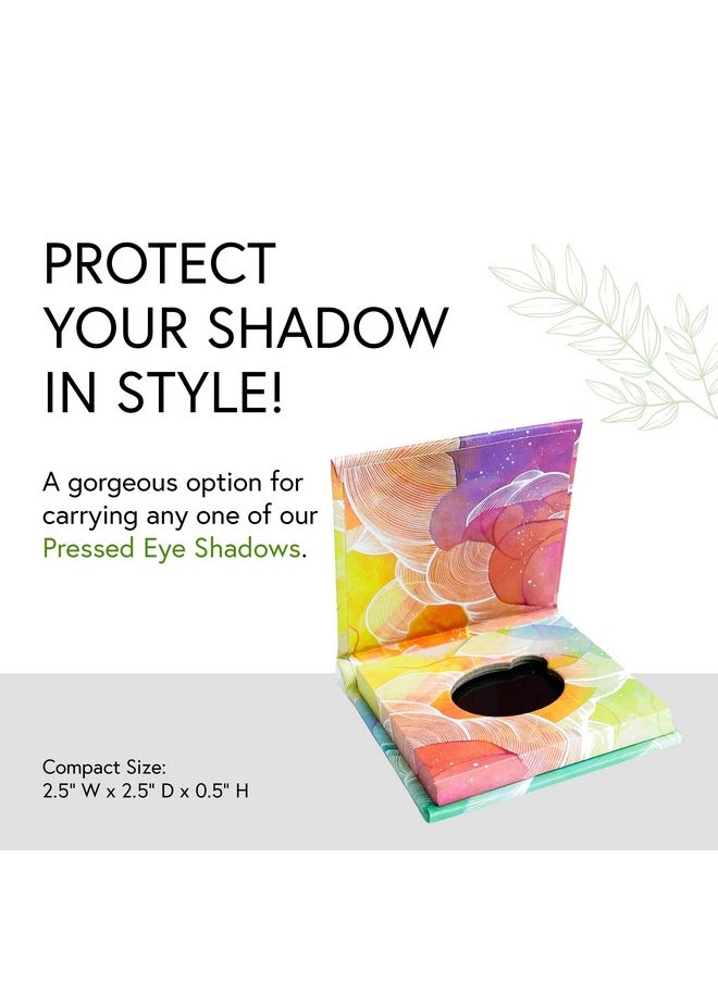 Honeybee Gardens - Customizable Single Eye Shadow Compact (Sold Empty) ; Stylish Refillable And Eco Friendly Design Size: 2.5" W X 2.5" D X 0.5" H - Image 1