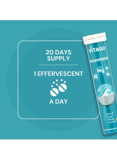VITAGO Magnesium Effervescent Tablet - 20 Tablets  - Image 5