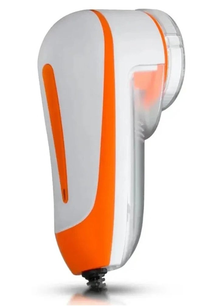 RAF - Advanced lint remover, fast and effective, to keep your clothes looking elegant, 5 WAT power, white-orange, model R.450 - Image 1