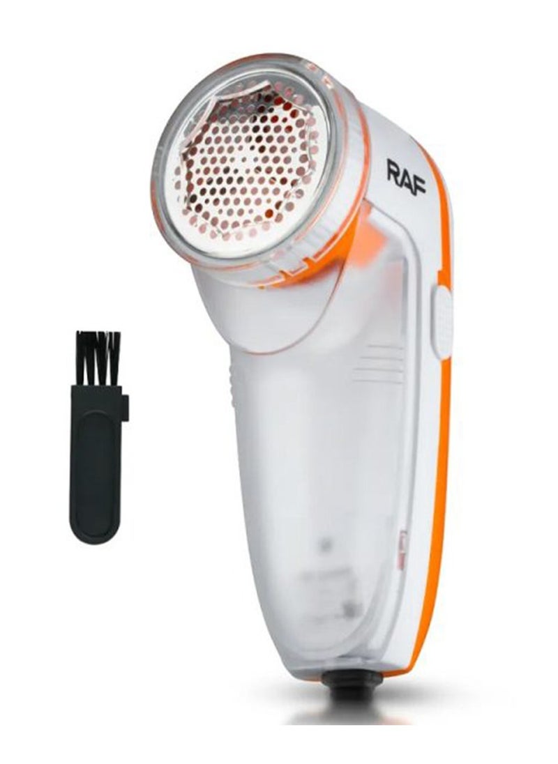 RAF - Advanced lint remover, fast and effective, to keep your clothes looking elegant, 5 WAT power, white-orange, model R.450 - Image 1