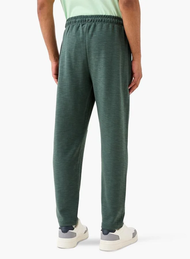 Kappa  Kappa Regular Fit Panelled Joggers with Drawstring Closure and Pockets for Men | Best Price UAE