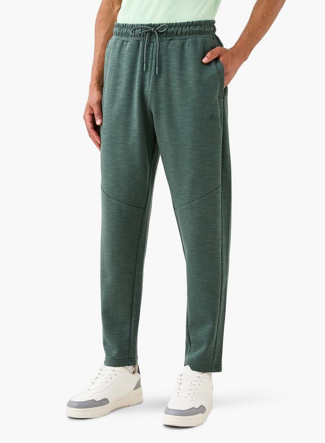 Kappa Regular Fit Panelled Joggers with Drawstring Closure and Pockets - Image 1