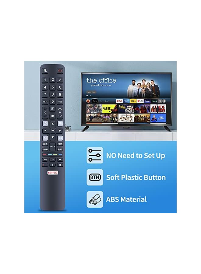 TIGER New GRC802N YAI2 Remote Control for TCL TV LED55P6500US L50E3800FS - Image 4