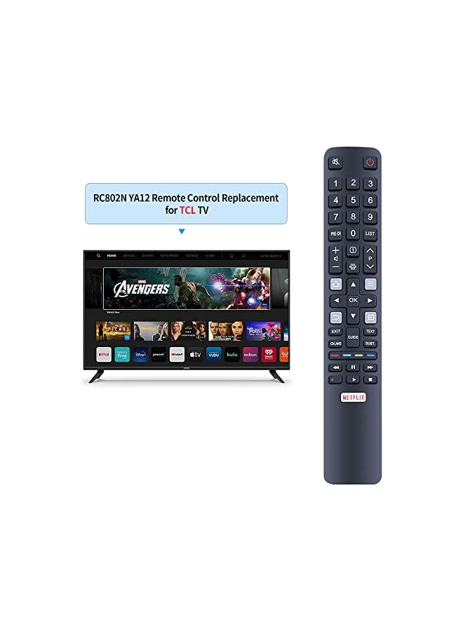 TIGER New GRC802N YAI2 Remote Control for TCL TV LED55P6500US L50E3800FS - Image 3