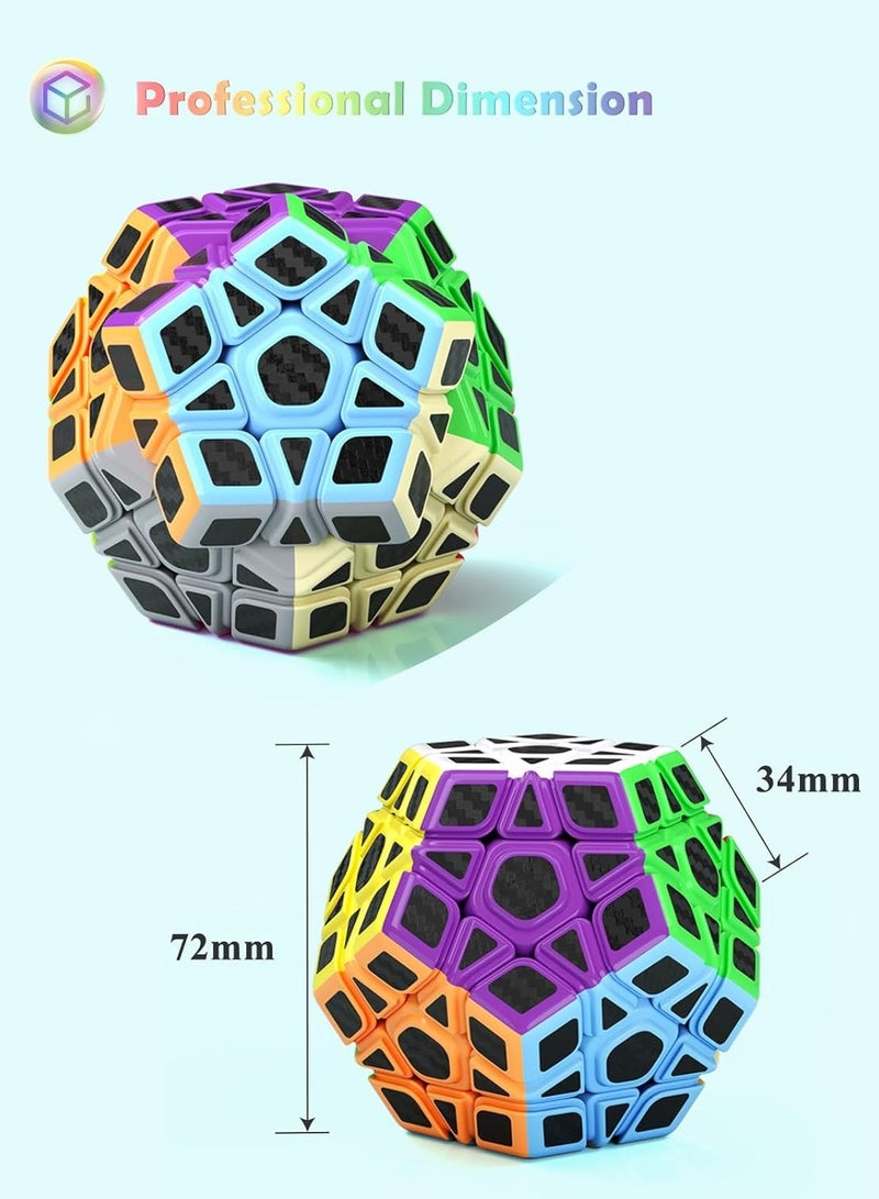 مو يو مكعب روبيك مويو ووموفانغ، مكعب السرعة، ١٢ وجهًا (ألياف الكربون) - Image 4