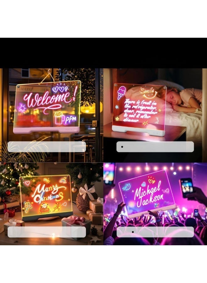 16-Inch Rechargeable LED Doodle Glow Drawing Board - Ultimate Art Set for Kids, Painting Kit & Drawing Book for Kids (Mess-Free Coloring & Arts) - Image 5