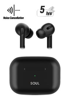 Xcell Xcell Soul 13 Ear Buds Crystel Clear Sound with ENC, 5hrs play & talk time & 100 hours standby, compatible with most Android/iOS/Harmony OS devices - Black  - Image 1