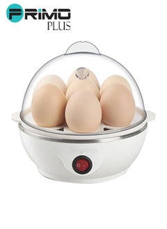PRIMO PLUS Egg Steamer, Egg Cooker, 350W Electric Egg Beater, Egg Cooker, 7 Egg Volume Steamed Egg Automatically Closed, Double Steamed Egg.  - Image 1