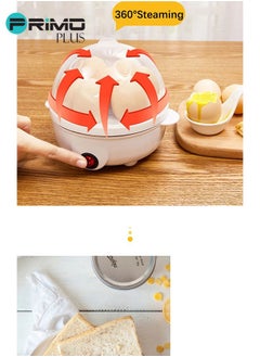 PRIMO PLUS Egg Steamer, Egg Cooker, 350W Electric Egg Beater, Egg Cooker, 7 Egg Volume Steamed Egg Automatically Closed, Double Steamed Egg.  - Image 3