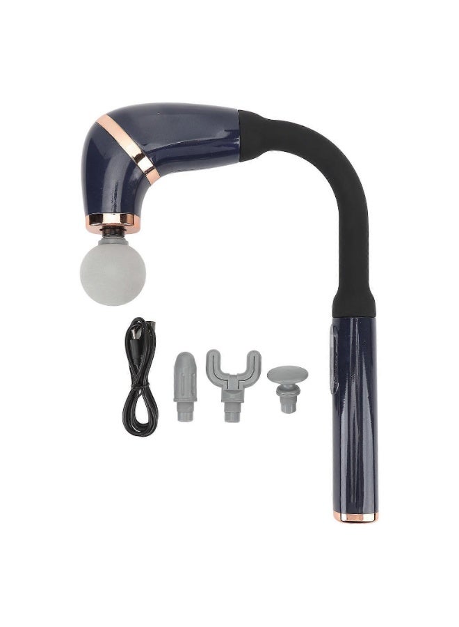 أس بي جهاز تدليك كهربائي محمول بتصميم U مع سرعات متعددة ورؤوس قابلة للتبديل - Image 4