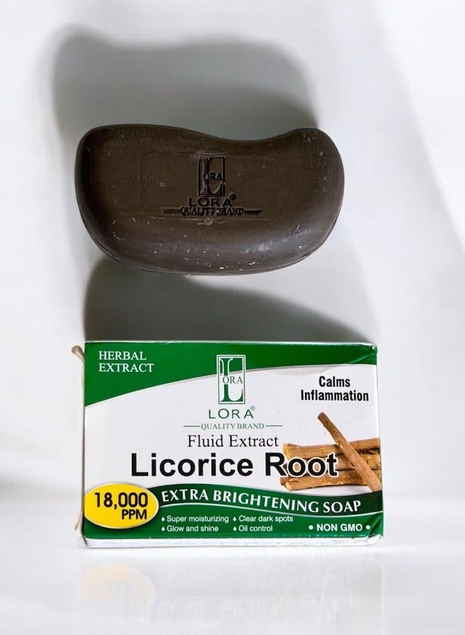 LORA Licorice Root Soap - LORA Natural Lightening and Purity for Healthy and Glowing Skin - Image 2