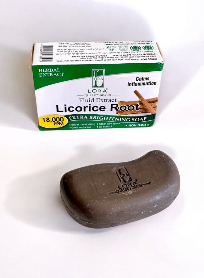 LORA Licorice Root Soap - LORA Natural Lightening and Purity for Healthy and Glowing Skin - Image 3