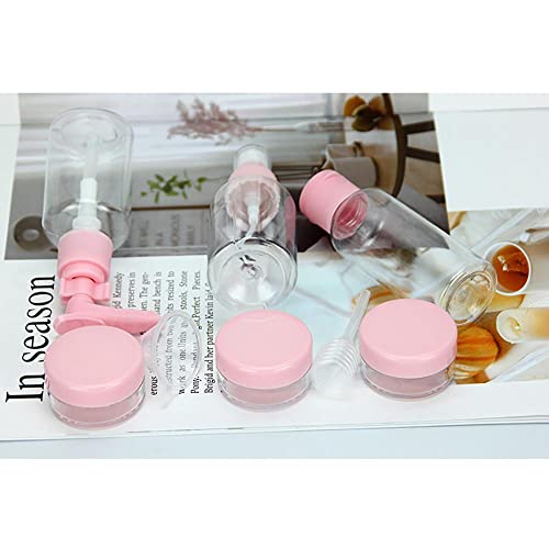 HaRvic Plastic Travel Cosmetic Bottle Portable Leak-Proof Travel Toiletries Lotion Shampoo Soft Travel Liquid Bottle Set Lotion Case Empty Container Spray Bottles Travel Set Kit - Image 2