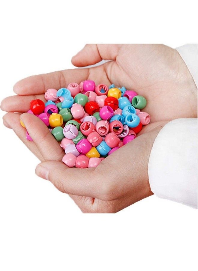 CHEM-AB ENTEREPIRSE - Multicolored Plastic Hair Claw Clips Mini Hair Beads Clips Hair Accessories For Women Girls And Toddlers (Pack Of 60 Pcs) - Image 1