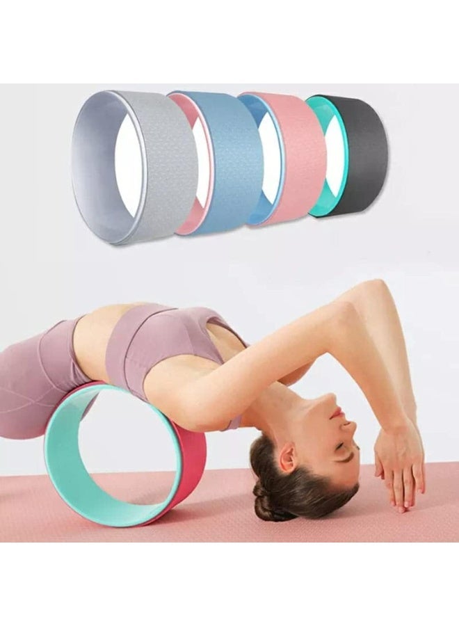 حلقات يوجا وبيلاتس لتشكيل الخصر وكمال الأجسام وتمارين الجيم وعجلة اليوجا، أداة تدريب الظهر للياقة البدنية - Image 1
