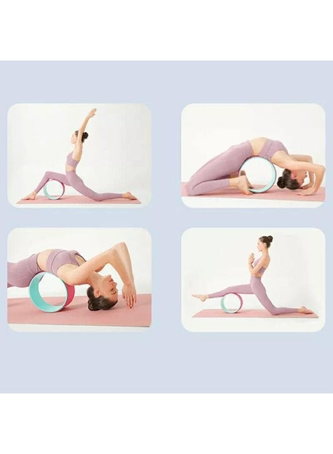 حلقات يوجا وبيلاتس لتشكيل الخصر وكمال الأجسام وتمارين الجيم وعجلة اليوجا، أداة تدريب الظهر للياقة البدنية - Image 3