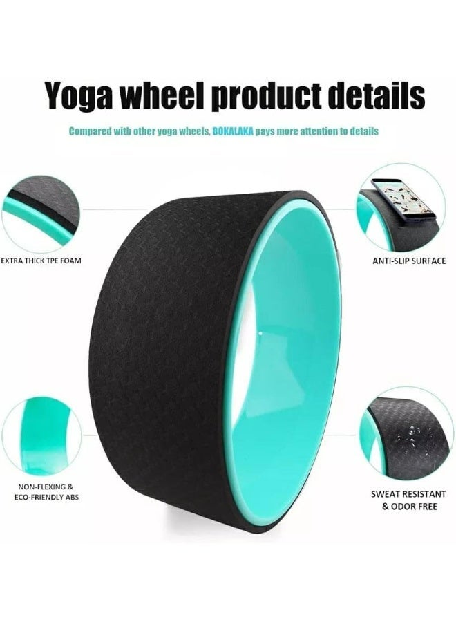 حلقات يوجا وبيلاتس لتشكيل الخصر وكمال الأجسام وتمارين الجيم وعجلة اليوجا، أداة تدريب الظهر للياقة البدنية - Image 5