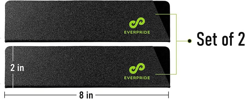 EVERPRIDE 8 Inch Chef Knife Sheath Set (2-Piece Set) Universal Blade Edge Cover Guards for Chef and Kitchen Knives – Durable, BPA-Free, Felt Lined, Sturdy ABS Plastic – Knives Not Included - Image 4