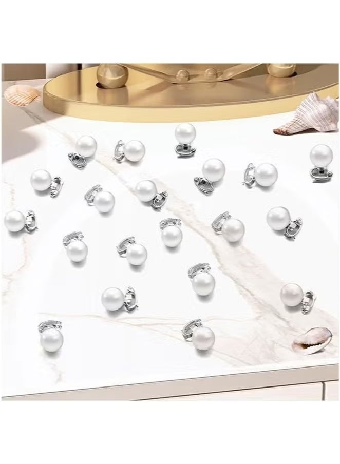 JUMEI 40PCS Pearl & Butterfly Hair Pins Set – Mini White Pearl Bobby Pins for Women & Girls, Wedding Bridal Hair Accessories for Updos, Braids & Party Hairstyles - Image 3