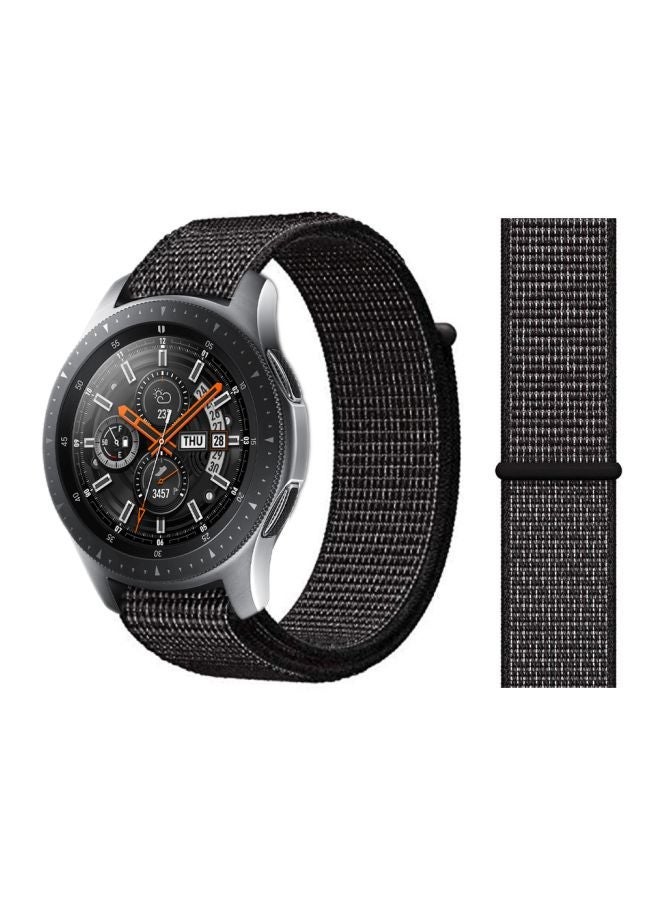 إسكدنيا Replacement Band For Samsung Galaxy Watch 46 mm Black Reflective - Image 2