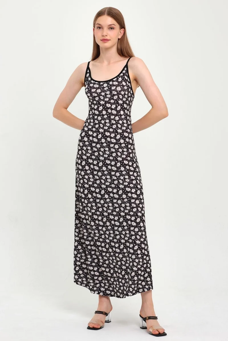 الكسندر جاردي Floral Print Maxi Dress