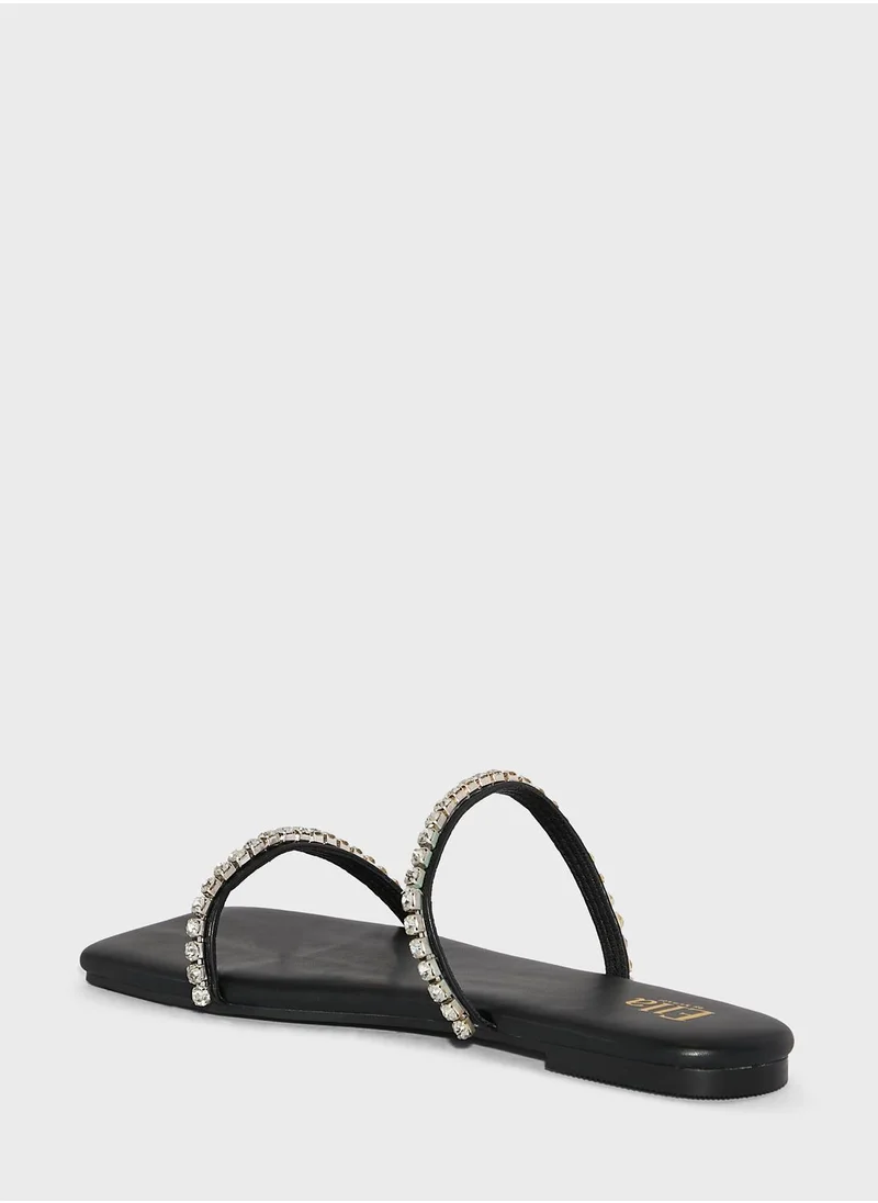 ELLA Double Strap Dlat Sandals