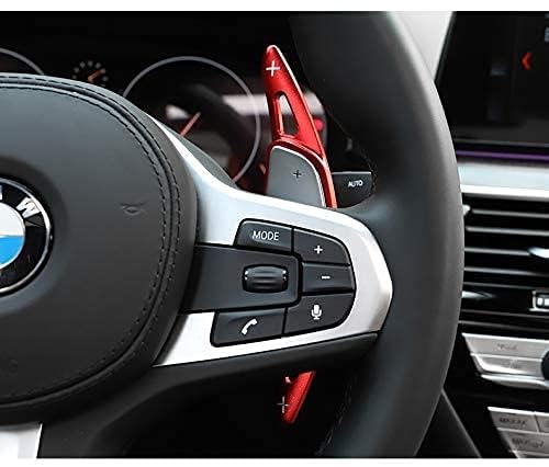 NeekTail Aluminum Alloy Paddle Shifter Compatible with BMW (2018-2024, G Platform) FIT 3 4 5 6 7 8 X3 X4 X5 X6 X7 Z4 Series (red) - Image 5