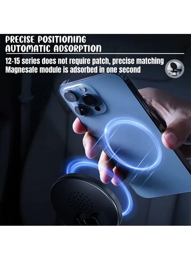 PADOM Electric Vacuum Magnetic Suction Car Phone Mount, Car Electric Suction Cup Vacuum Magnetic Phone Holder, 360° Rotating Suction Cup Holder for Car, Gym, Mirror, Smooth Surfaces, Adjustable  - Image 2