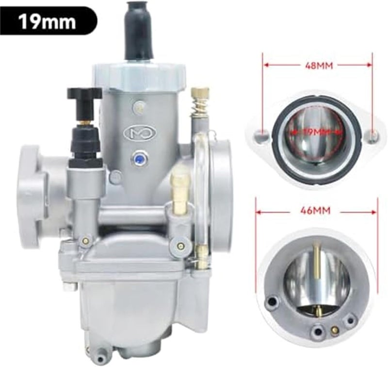 Wivplex PE28 Carburetor for 200cc to 250cc Motorcycles - Image 3