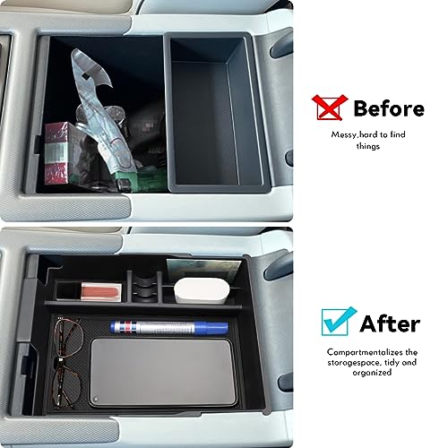 MARCHFA Center Console Organizer Tray for 2023 2024 2025 Hyundai Palisade Accessories Armrest Storage Box Glove Insert Tray Organizer - Image 2