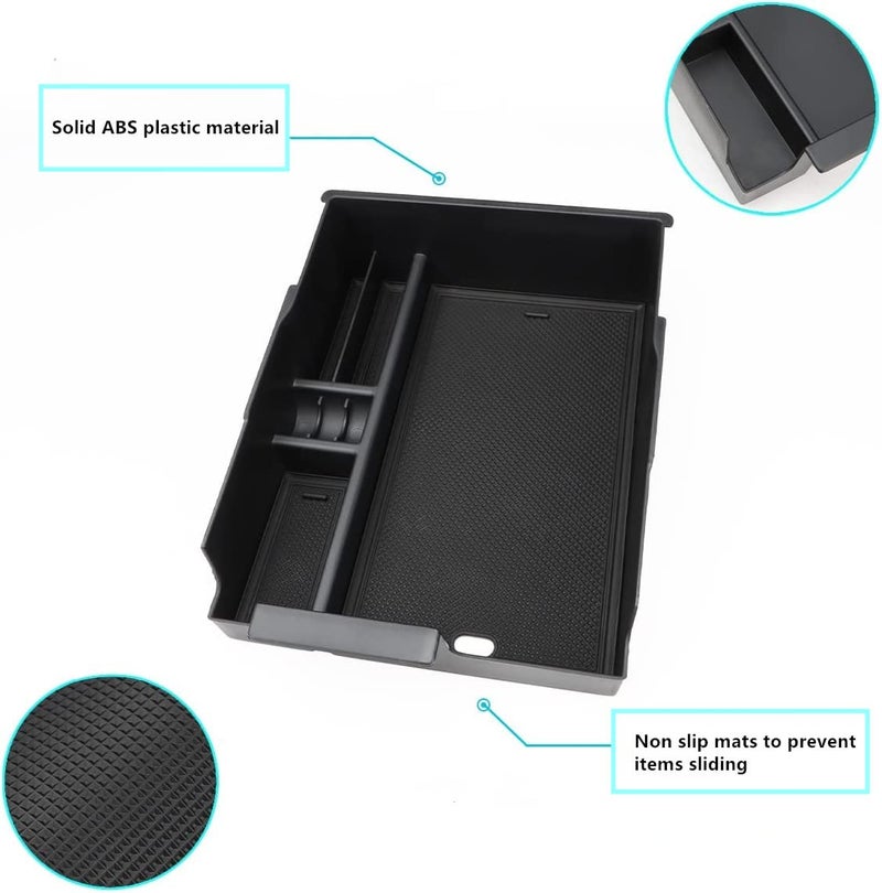 MARCHFA Center Console Organizer Tray for 2023 2024 2025 Hyundai Palisade Accessories Armrest Storage Box Glove Insert Tray Organizer - Image 4