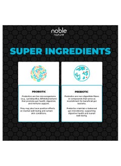 noble nature Probiotic 60 Billion CFU, 10 Beneficial Strains, and Organic Prebiotics - Supports Digestion and Immunity for Women and Men - 60 Delayed Release Veg Capsules  - Image 5