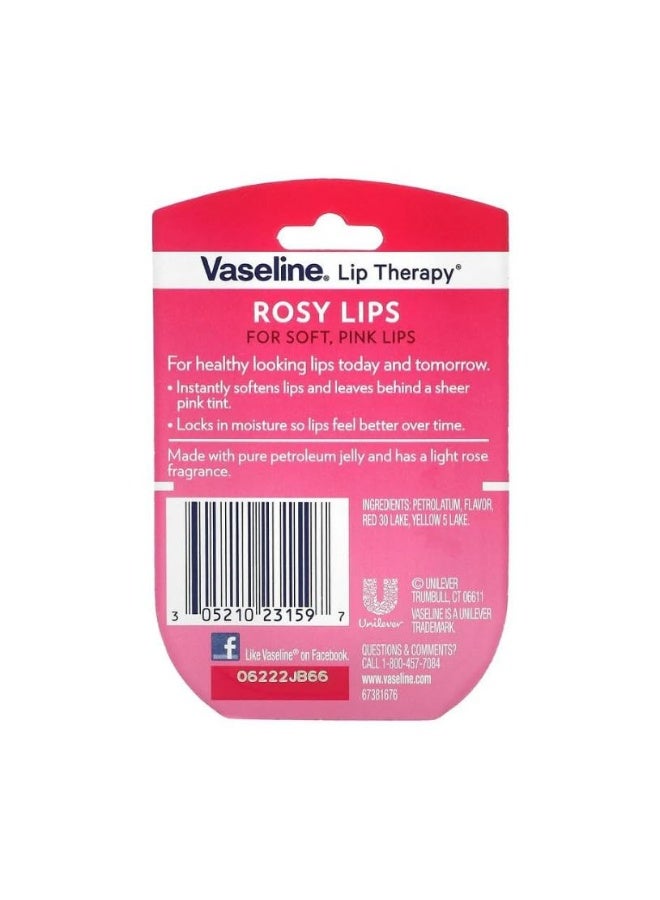 فازلين حوض علاج الشفاه الوردي الوردي الفازلين 7 جرام - Image 2