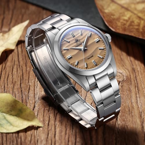 ADDIESDIVE Wrist Watch for Men 36MM Analog Sweeping Seconds Hand VH Quartz Movement K1 Mineral Conves Crystal Waterproof 100 M AD2030 - Image 5