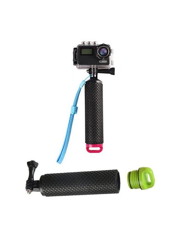 Walway Floating Hand Grip Waterproof Handheld Selfie Stick Monopod Grip Handle Mount Compatible With Gopro Hero 10 9 8 7 Hero Session Fusion Max Akaso Sjcam Dji Osmo Action Cameras (Pink) - Image 5