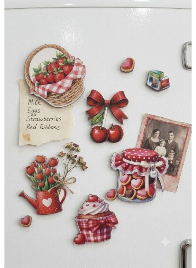 Magnet set: a pack of Disney shapes 🐭🦋, a pack of sea-themed shapes 🩵, and other new, unique designs 🍒.  Each pack contains 5 different pieces. - Image 2