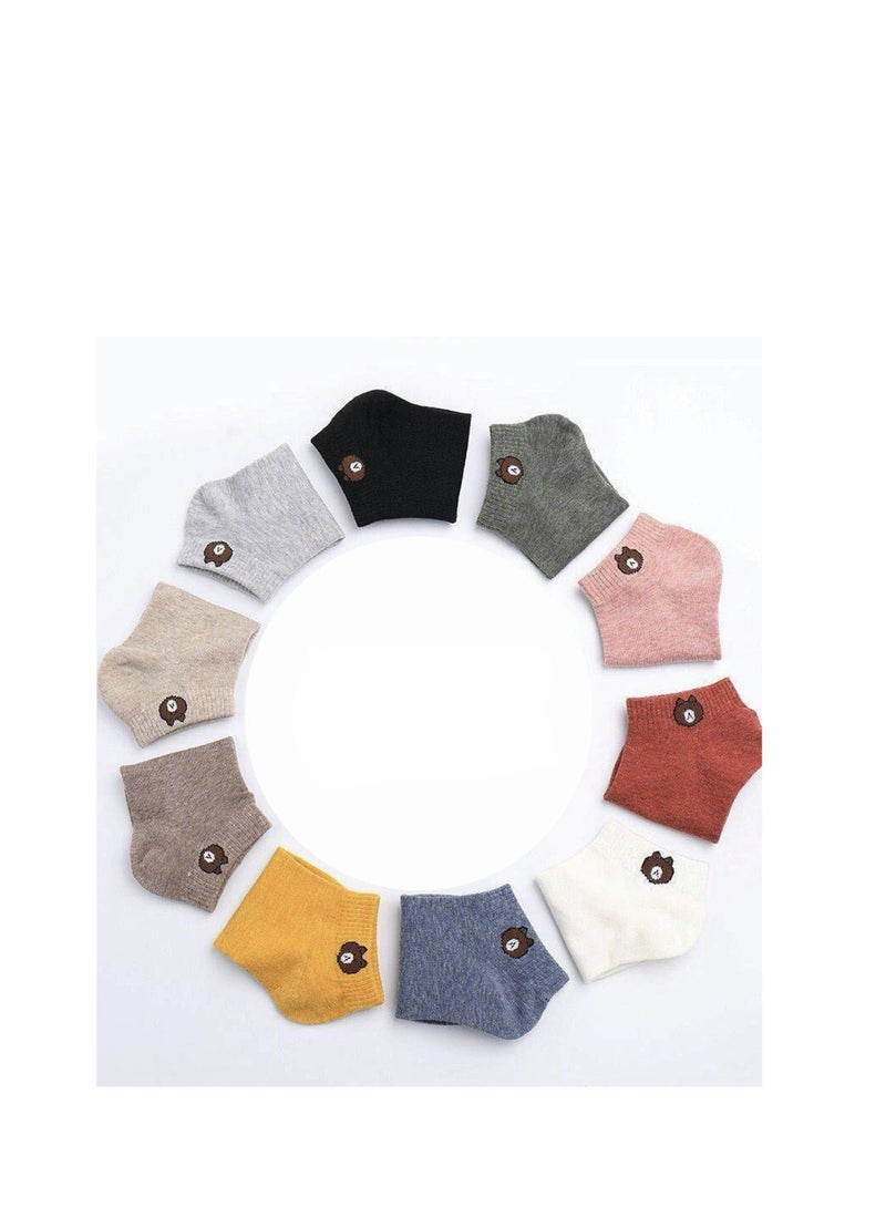 KASTWAVE Women's Socks - Thin Ankle Lightweight Socks - 1 bag - 10 pairs - Image 2