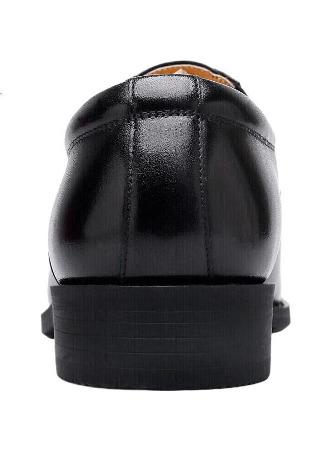 Strongman Men'S Formal Shoes Business Leather Shoes Workplace Commuting Leather Shoes Fitted Foot Commemorative Edition Black Size 43 - Image 3