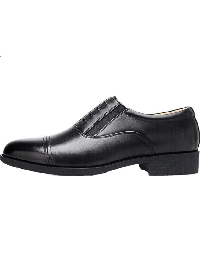 Strongman Men'S Formal Shoes Business Leather Shoes Workplace Commuting Leather Shoes Fitted Foot Commemorative Edition Black Size 43 - Image 2