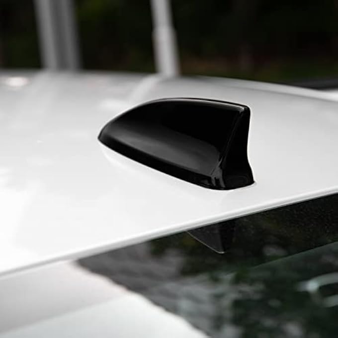 rayihni for 11th Gen Civic Accessories Antenna Topper Cover Shark Fin Decoration Compatible with Honda Civic 2022 2023 2024 2025 2026 (Glossy Black) - Image 3