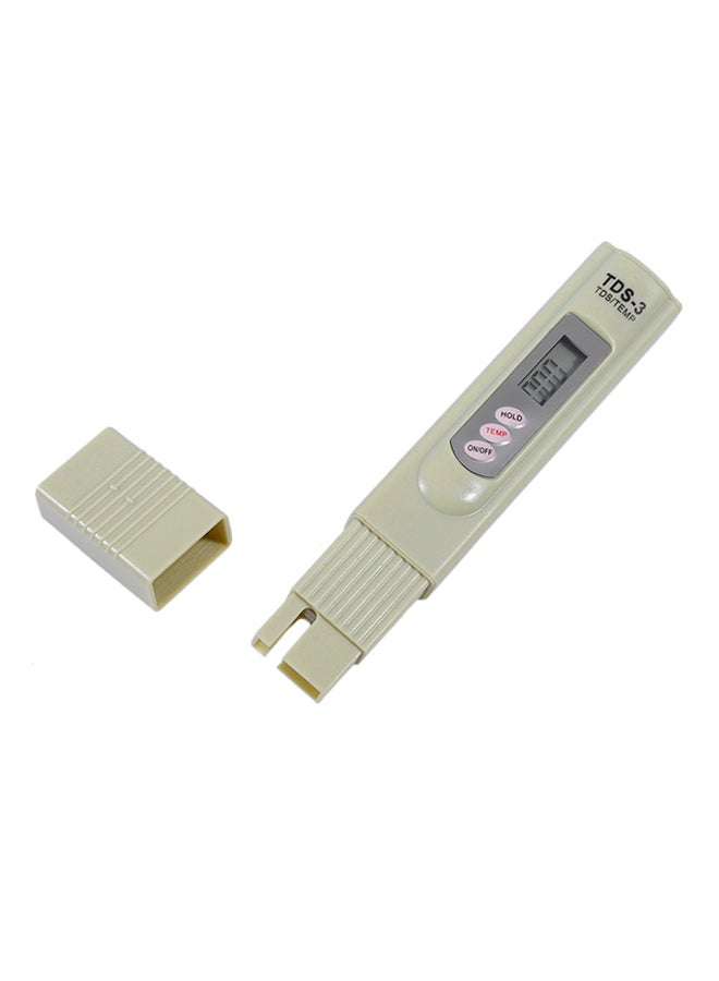 LCD Display TDS Water Tester Detection Beige - Image 1